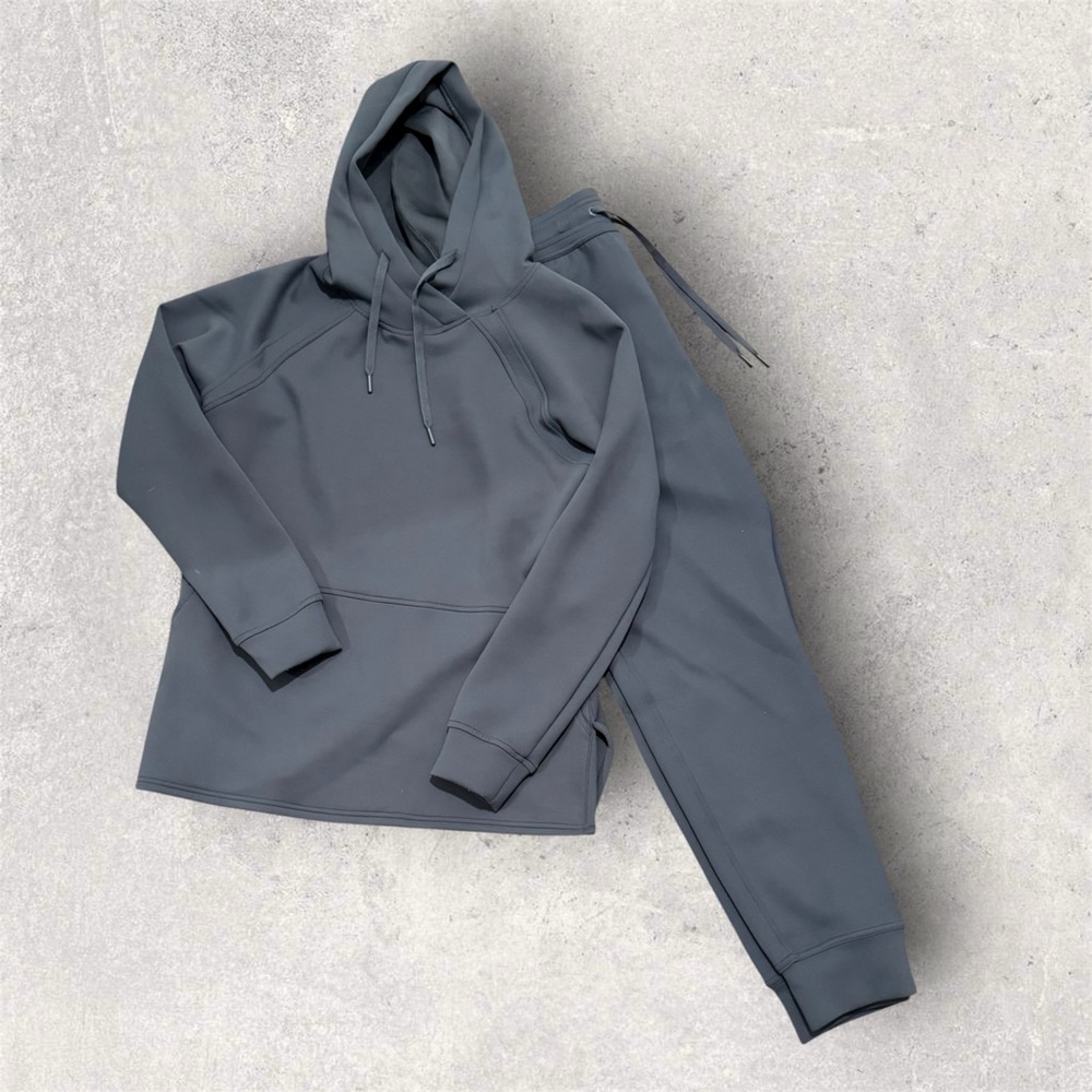 Dusty Blue/Grey Sweat Set